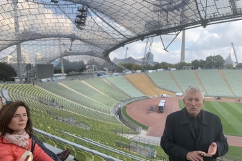 Führung Olympiapark Prof Auer/ Zonta Munchen Friedensengel